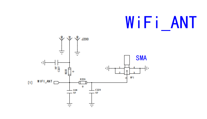 WiFi 天线原理图