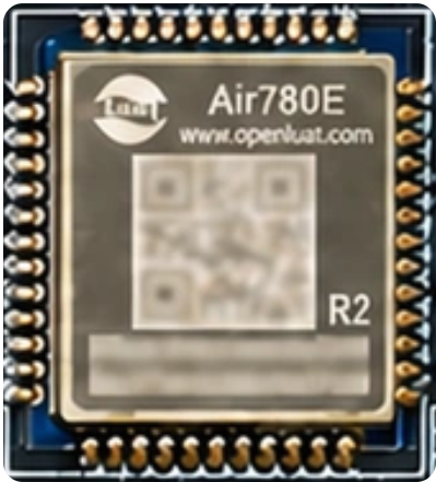 Air8603 板上 4G 模组外观局部